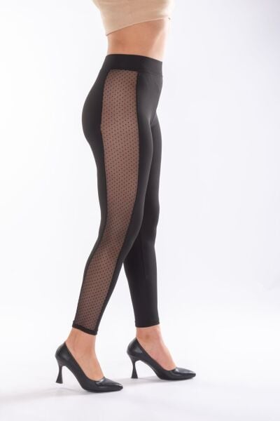 Miss Katre 716 Puanlı Yanı Tüllü Spor Tayt