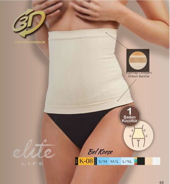 Elit Life 885 Toplayıcı Bel Korsesi