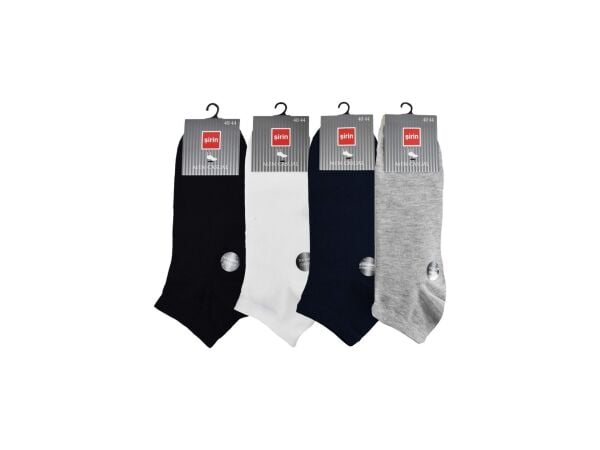 Şirin 7090 Penye Erkek Patik Çorap 12 li Paket