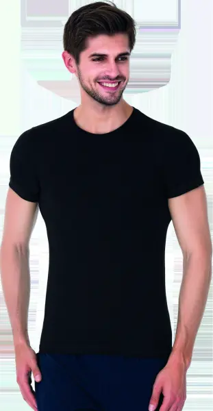 Doğan Yıldız Modal Sıfır Yaka Erkek Tşört 6 lı Paket