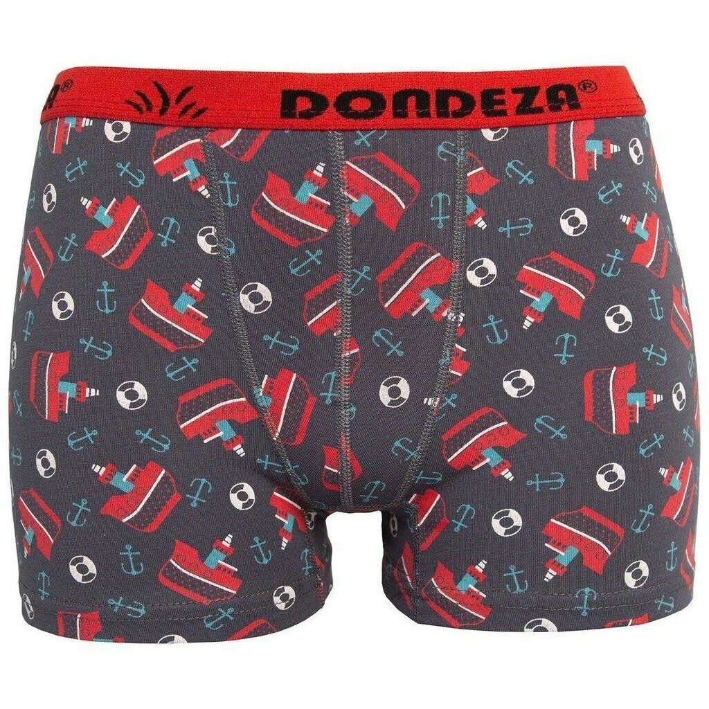 Dondeza 503 Erkek Çocuk Desenli Likralı Boxer 12 li Paket
