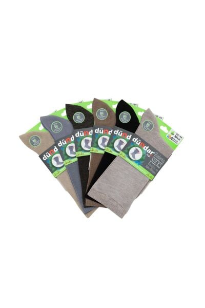 Dündar 6982 Bambu Erkek Şeker Çorap 12 li Paket