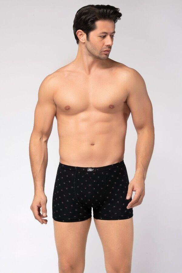 Berrak 4497 İnce Bel Desenli Erkek Boxer 10 lu Paket