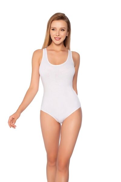Gümüş 4027 Geniş Askılı Zıbın Kopçalı Badi 6 lı Paket