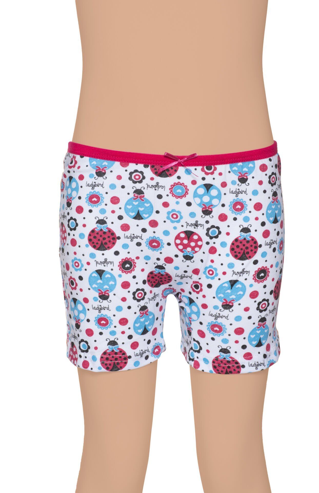 Gümüş 3072 Renkli Kız Çocuk Boxer 12 li Paket