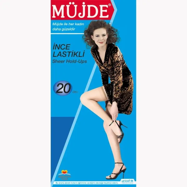 Müjde 20 den Lastikli Çorap 6 lı Kutu