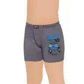 Gümüş 3110 Desenli Erkek Çocuk Boxer 6 lı Paket