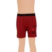 Gümüş 3112 Renkli Desenli Çocuk Boxer 6 lı Paket