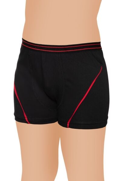 Gümüş 4042 Likralı Vücudu Saran Çocuk Boxer 6 lı Paket