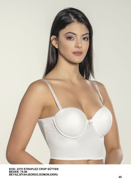 Liza 2270 Destekli Crop Sütyen 6 lı Paket