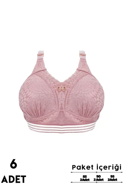 Liza 2410 Telsiz İçi Boş Sütyen 6 lı Paket