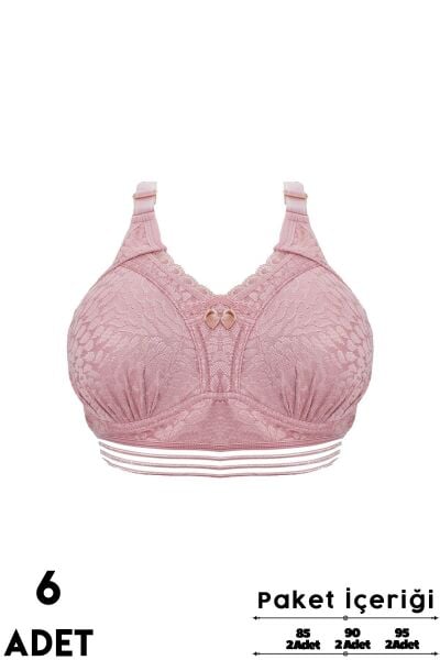 Liza 2410 Telsiz İçi Boş Sütyen 6 lı Paket