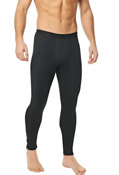 Tutku 125 Erkek Termal Alt İçlik Tayt Siyah