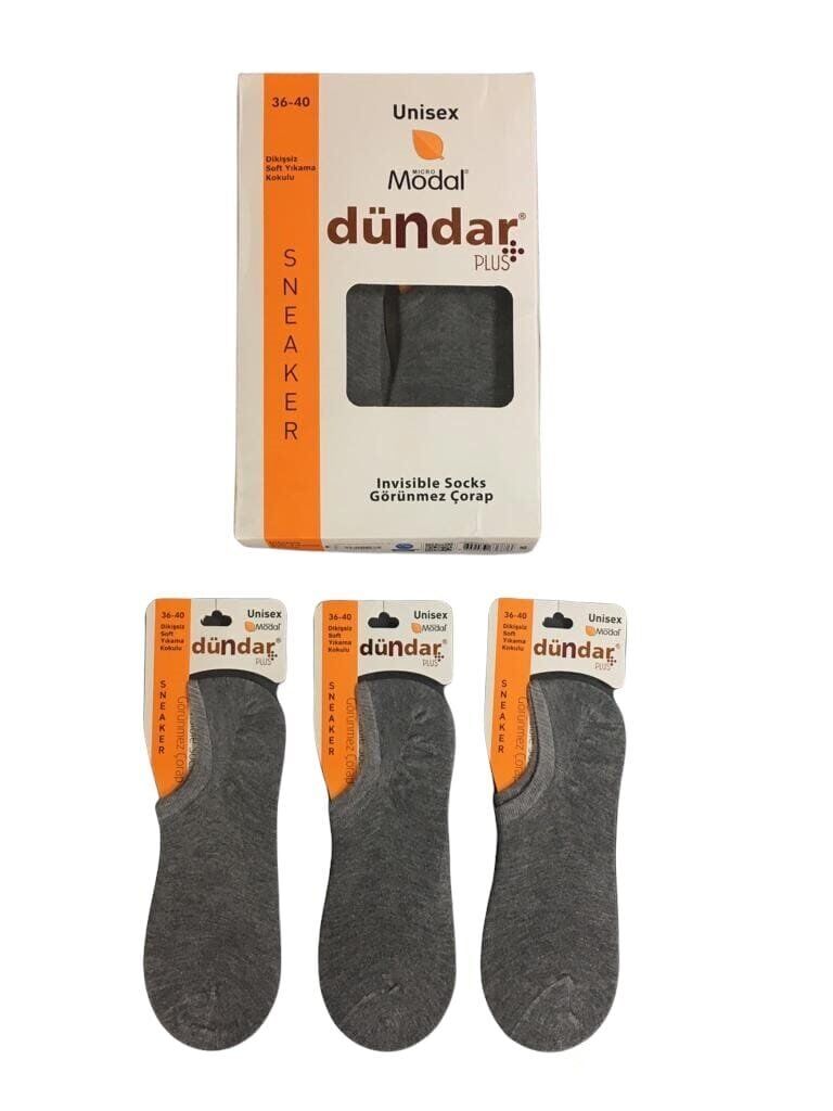 Dündar 6876 Bambu Bayan Sneaker Çorap 12 li Paket
