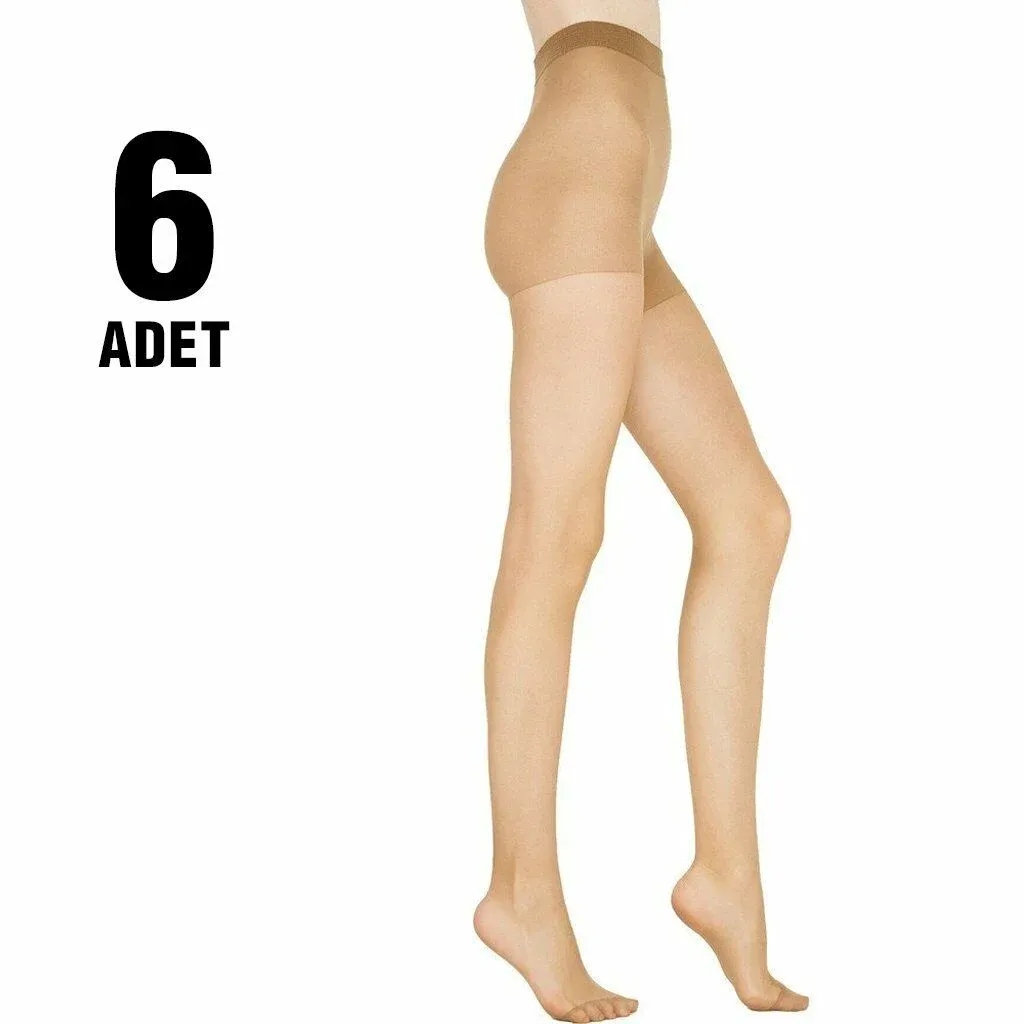 Penti Fit 15 Parlak Külotlu Çorap 6 lı Kutu